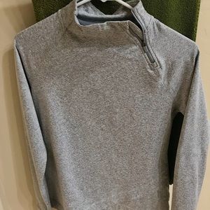 Grey athletic performance top